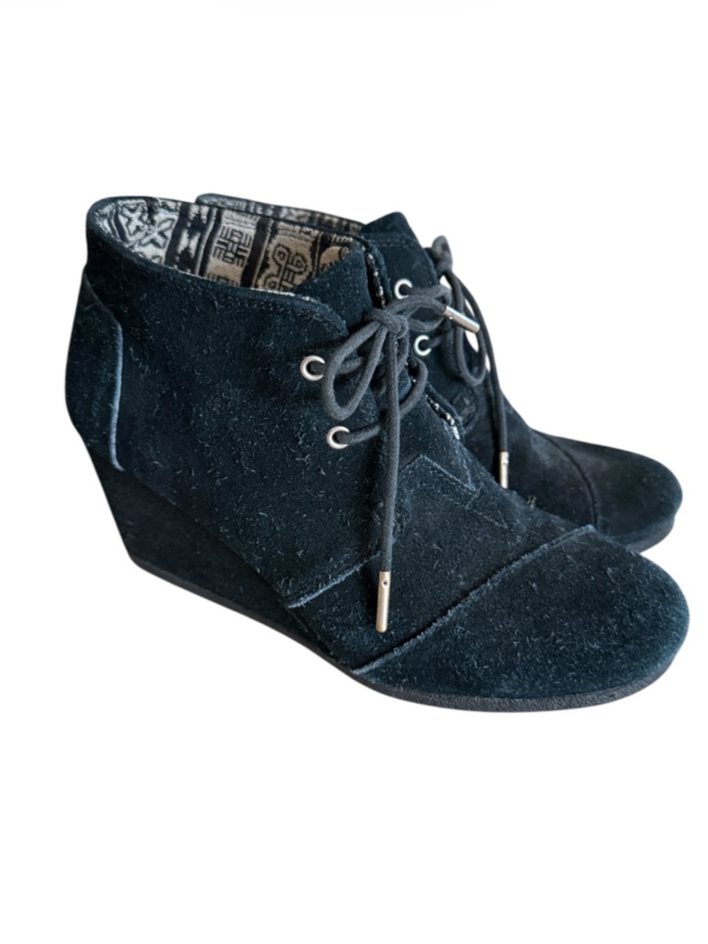 TOMS suede booties
